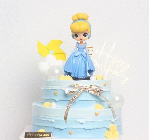 【优品系列】---【仙蒂公主】送女孩子、迪士尼主题蛋糕 商品图1