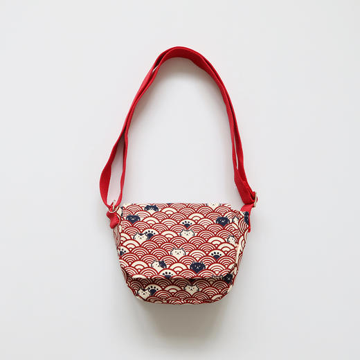 HUJI祤集Flap斜挎包插画祥云猫猫 商品图1