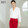 IWY/白色长袖衬衫雪纺打底衫B8317 商品缩略图6