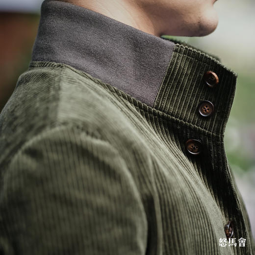 Sojitz Corduroy 灯芯绒棉质橄榄绿A1飞行员夹克 商品图3