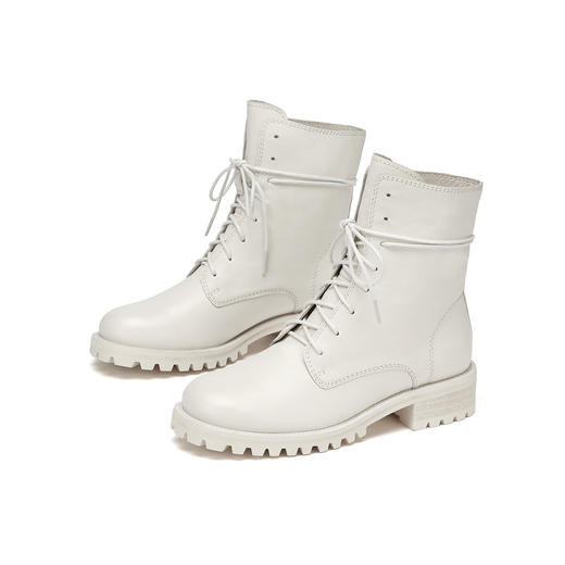 西村名物2020秋冬新款马丁靴绑带T20DS40841 商品图3