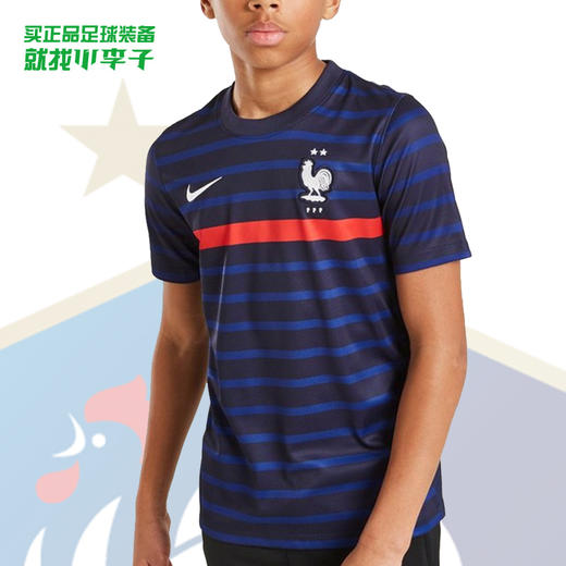 NIKE/耐克 欧洲杯2020法国儿童主场球衣CD1036498 商品图0