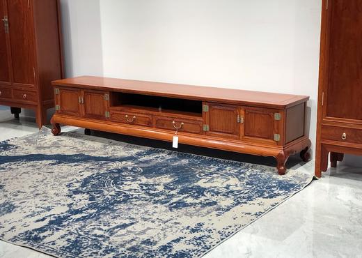 红桥红  家具严选  缅甸花梨（大果紫檀）  【238 两柜两抽屉 踩珠电视柜】 商品图6