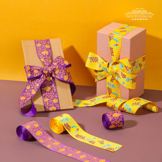 故宫角楼咖啡祥纹缎带8款 商品图1