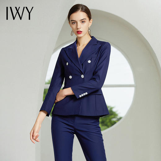 IWY/藏青色西服西裤套装CP369 商品图0