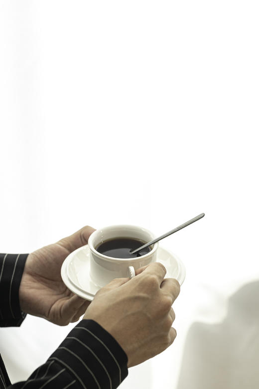 “止白”趣味咖啡杯碟 商品图2