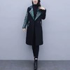 YM- 6728 高端大码女装胖mm秋冬大衣女气质毛呢外套中长款过膝韩版宽松 商品缩略图1