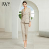 IWY/卡其色长袖西装长裤套装CP8350 商品缩略图2
