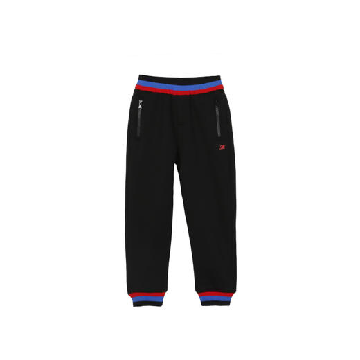 METTE童装男童加绒保暖裤2020秋冬新品中大童时尚撞色针织休闲裤 商品图6