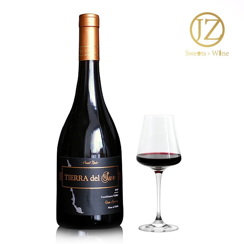 不可多得的精品【泰勒瓦】格兰珍藏级黑皮诺干红葡萄酒 适合搭配中餐 12个月以上橡木桶陈酿 智利卡萨布兰卡山谷精品种植100%黑皮诺纯酿 750ml
