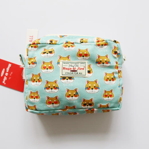 HUJI祤集Motley收纳包插画柴的表情包 商品图0