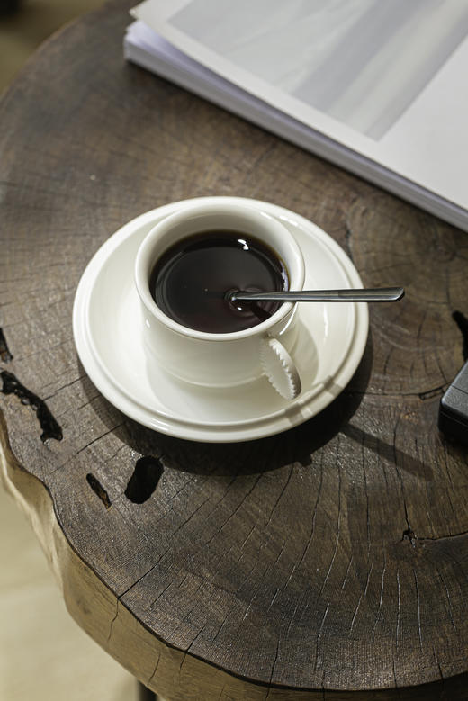 “止白”趣味咖啡杯碟 商品图4