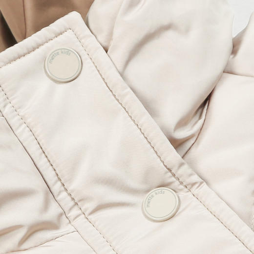 METTE童装女童90白鹅绒羽绒服2020年冬季新品中长款加厚连帽外套 商品图3