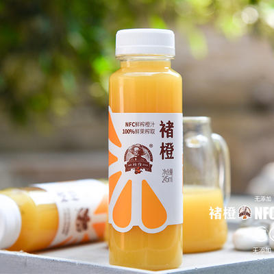 【 冷冻品发出不退改件】褚橙NFC鲜榨橙汁245ml*6瓶纯鲜果汁非浓缩还原夏日饮料无添加包邮 商品图2