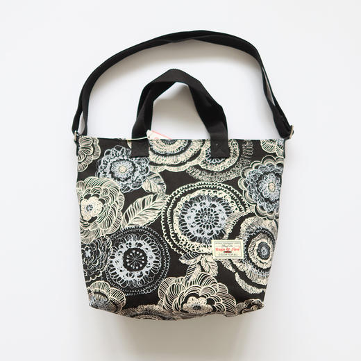 HUJI祤集HoriSling手提斜挎包插画白描大花 商品图2