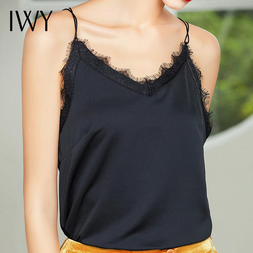 IWY/黑色白色吊带打底衫T9256 商品图9