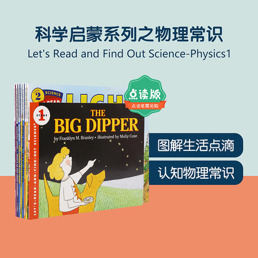 【爱逛-丁丁老师】  【小彼恩出品】点读版美国经典科学启蒙读本 Physics物理常识 物理认知 科学分级阅读 毛毛虫启蒙套装 4-8-10岁 科学启蒙 商品图0