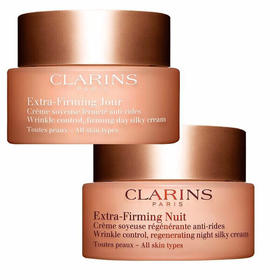 Clarins娇韵诗焕颜日晚霜50ML弹簧日晚霜套装 提拉紧致淡化法令纹