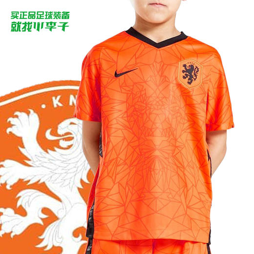 NIKE/耐克 欧洲杯2020荷兰儿童主场球衣CD1044819 商品图0