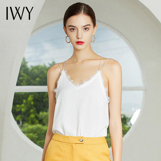 IWY/黑色白色吊带打底衫T9256 商品图0