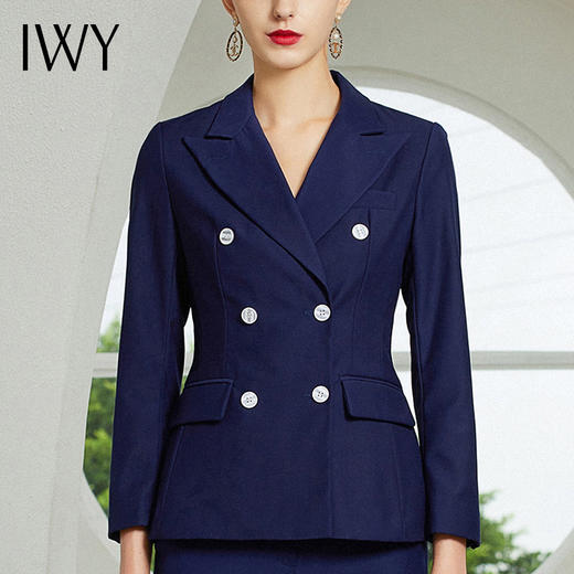 IWY/藏青色西服西裤套装CP369 商品图2