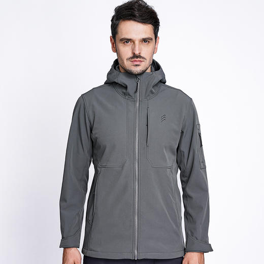 【硬核科技三防 强悍军工品质】鹰爪行动科技功能外套全新软壳冲锋衣plus 抓绒保暖 锁温防水 优选 新国货 商品图6