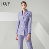 IWY/紫色长袖西装长裤套装CP10336 商品缩略图0