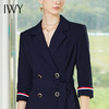 IWY/藏青色七分长袖西装连衣裙Q10392 商品缩略图7