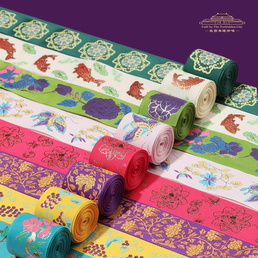 故宫角楼咖啡祥纹缎带8款 商品图0