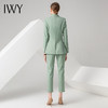 IWY/绿色长袖西装长裤套装CP10325 商品缩略图2