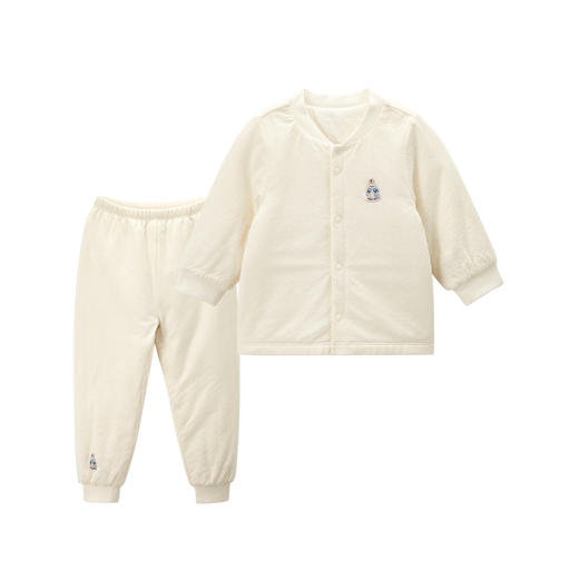 英氏儿童套装宝宝提花夹棉上衣裤子YLNHJ30002A01 2020新款秋装 商品图4