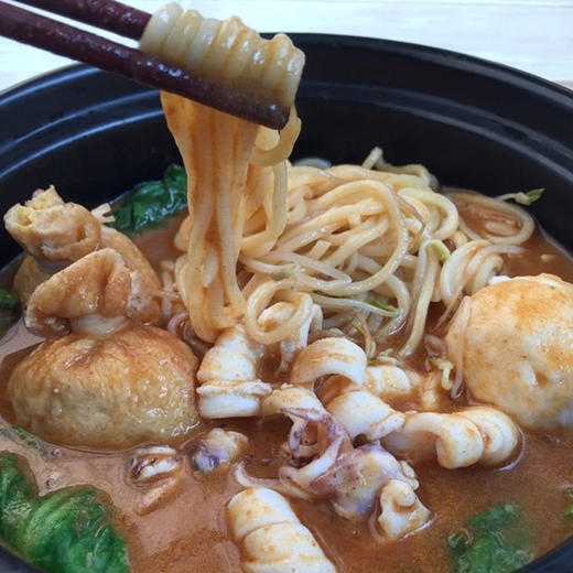 锦和甲沙茶面套餐5分钟做地道厦门沙茶面q弹鲜甜