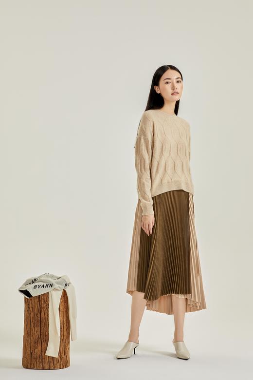 BYARN 纯臻环保无染色圆领羊绒衫 女/男 商品图2