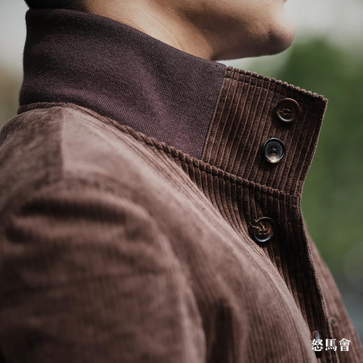 Sojitz Corduroy 灯芯绒棉质咖啡棕A1飞行员夹克 商品图3