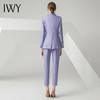 IWY/紫色长袖西装长裤套装CP10336 商品缩略图2