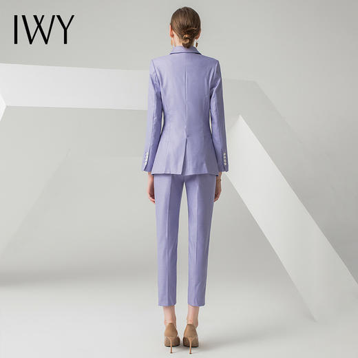 IWY/紫色长袖西装长裤套装CP10336 商品图2