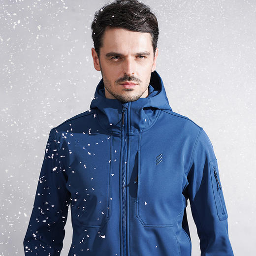 【硬核科技三防 强悍军工品质】鹰爪行动科技功能外套全新软壳冲锋衣plus 抓绒保暖 锁温防水 优选 新国货 商品图9