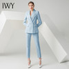 IWY/蓝色长袖西装长裤套装CP10316 商品缩略图0