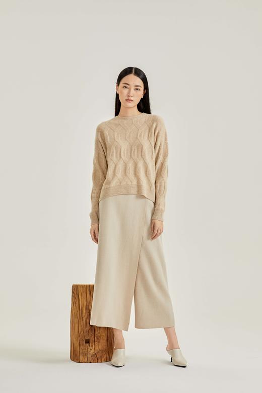 BYARN 纯臻环保无染色圆领羊绒衫 女/男 商品图1