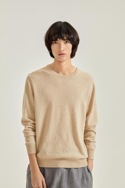 BYARN 纯臻环保无染色圆领羊绒衫 女/男 商品图5