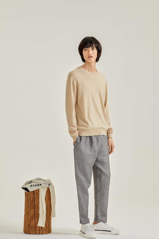 BYARN 纯臻环保无染色圆领羊绒衫 女/男 商品图4