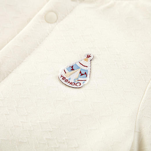 英氏儿童套装宝宝提花夹棉上衣裤子YLNHJ30002A01 2020新款秋装 商品图3