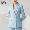 IWY/蓝色长袖西装长裤套装CP10316 商品缩略图1