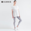 孕妇全棉舒适褶皱拼接短袖上衣 Maternity Pleated Short Sleeve Top 商品缩略图2