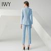IWY/蓝色长袖西装长裤套装CP10316 商品缩略图2