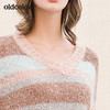 oldcolour冬季新品商场同款条纹针织衫女L41052158 商品缩略图2