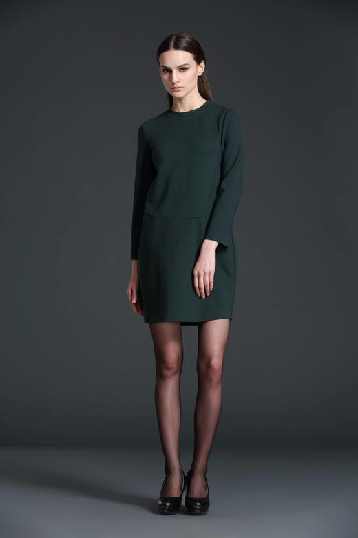 售罄【伯妮斯茵】简约茧型显瘦连衣裙153S156 商品图5