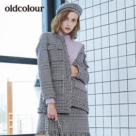 oldcolour冬季新品商场同款短外套女L42042243