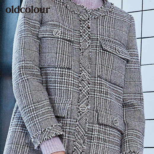 oldcolour冬季新品商场同款短外套女L42042243 商品图3