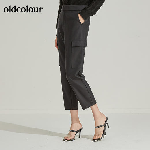 oldcolour商场同款冬季新品西装九分休闲裤女L41073152 商品图3